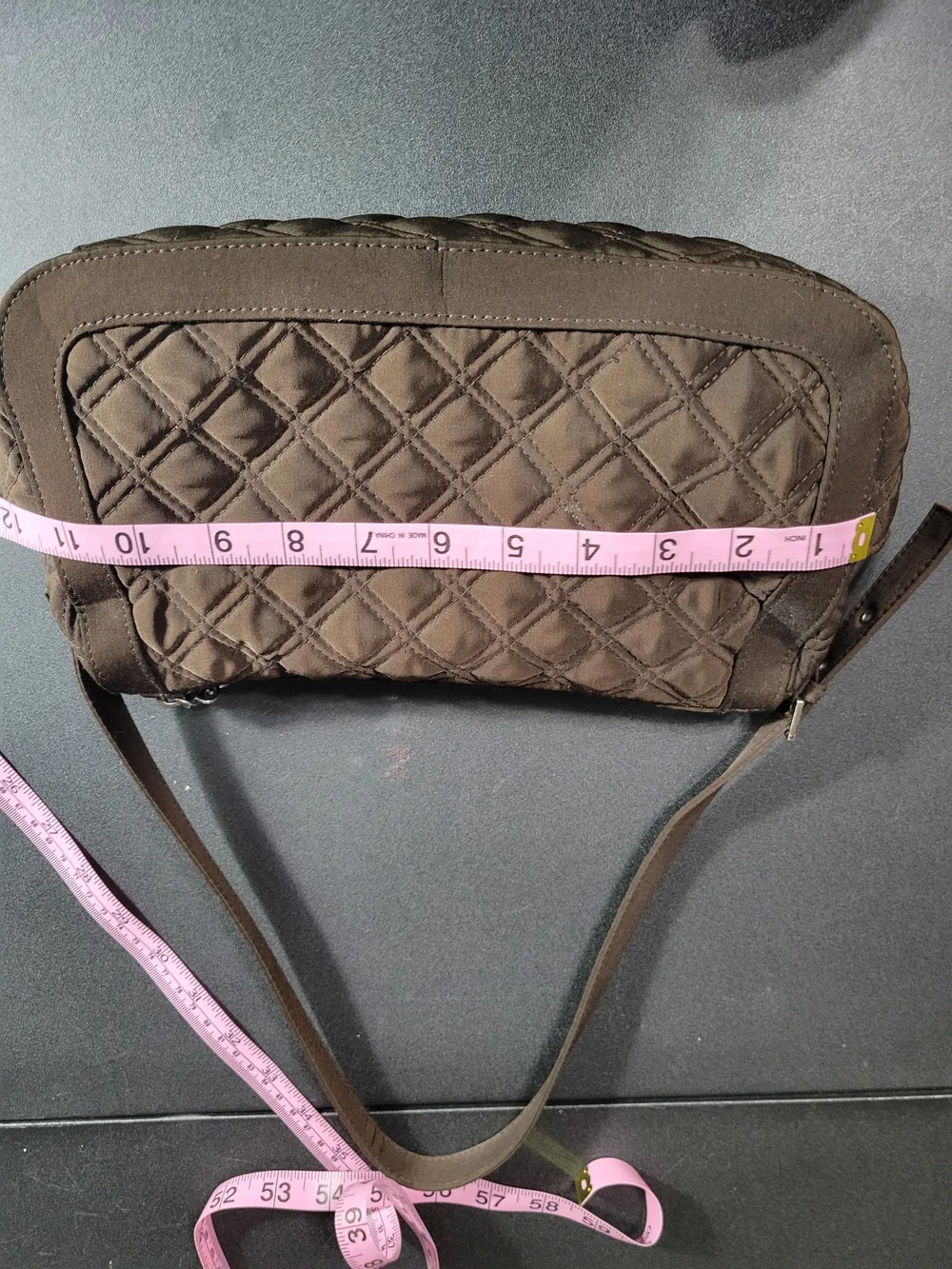 Vera Bradley Quilted Brown Shoulder Bag